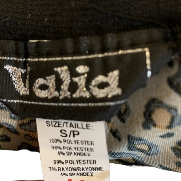 VALÍA Leopard Shorts  With Maxi Blythe Transparent Skirt Size SP - Picture 9 of 15